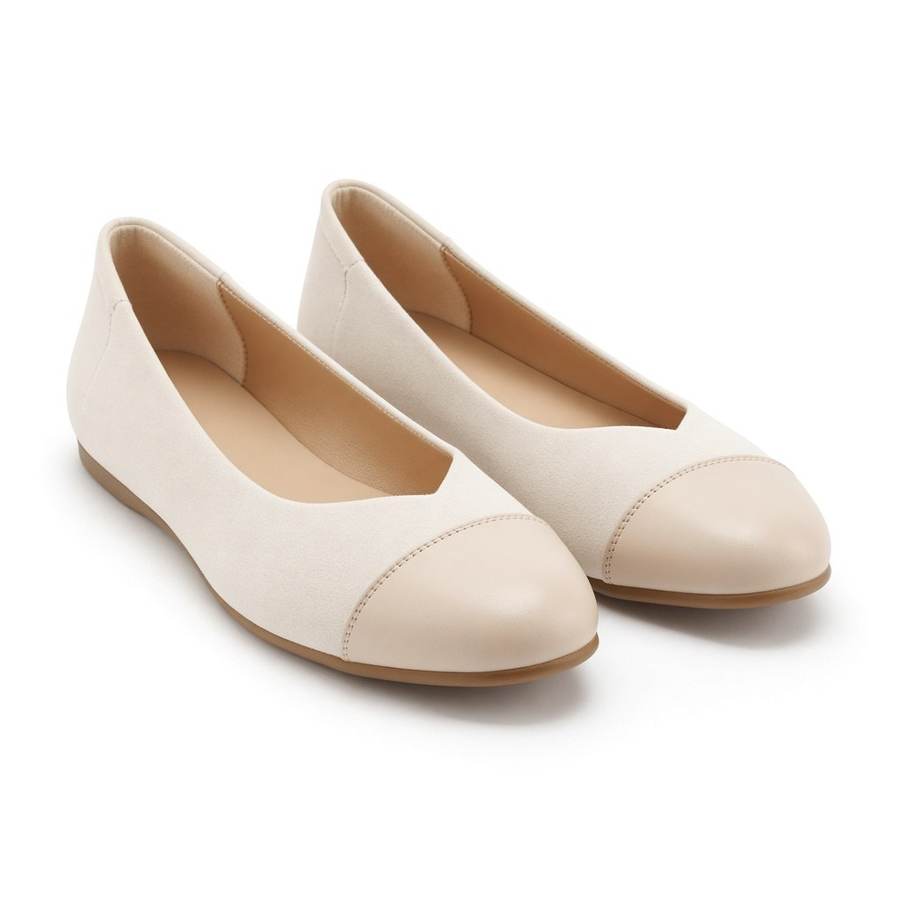 Posy Cap Toe Flat