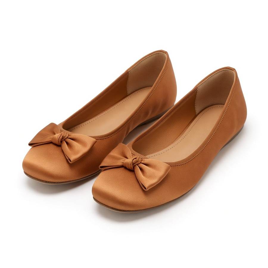 Satin Bow Flat