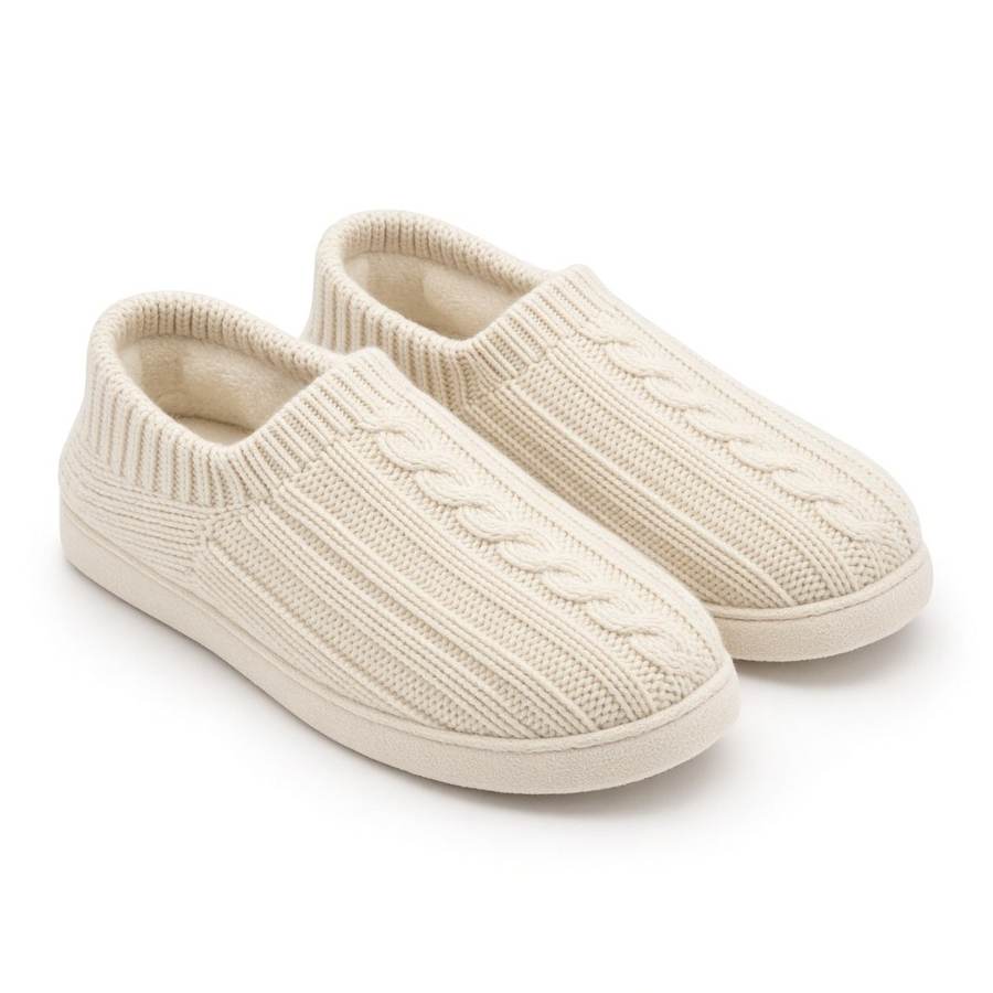 Cable Knit Slipper