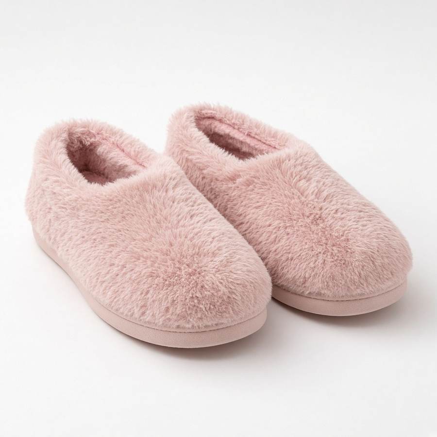 Moon Fuzzy Slipper